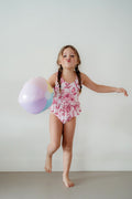Swimsuit Girl Floral Pink PRE ORDER