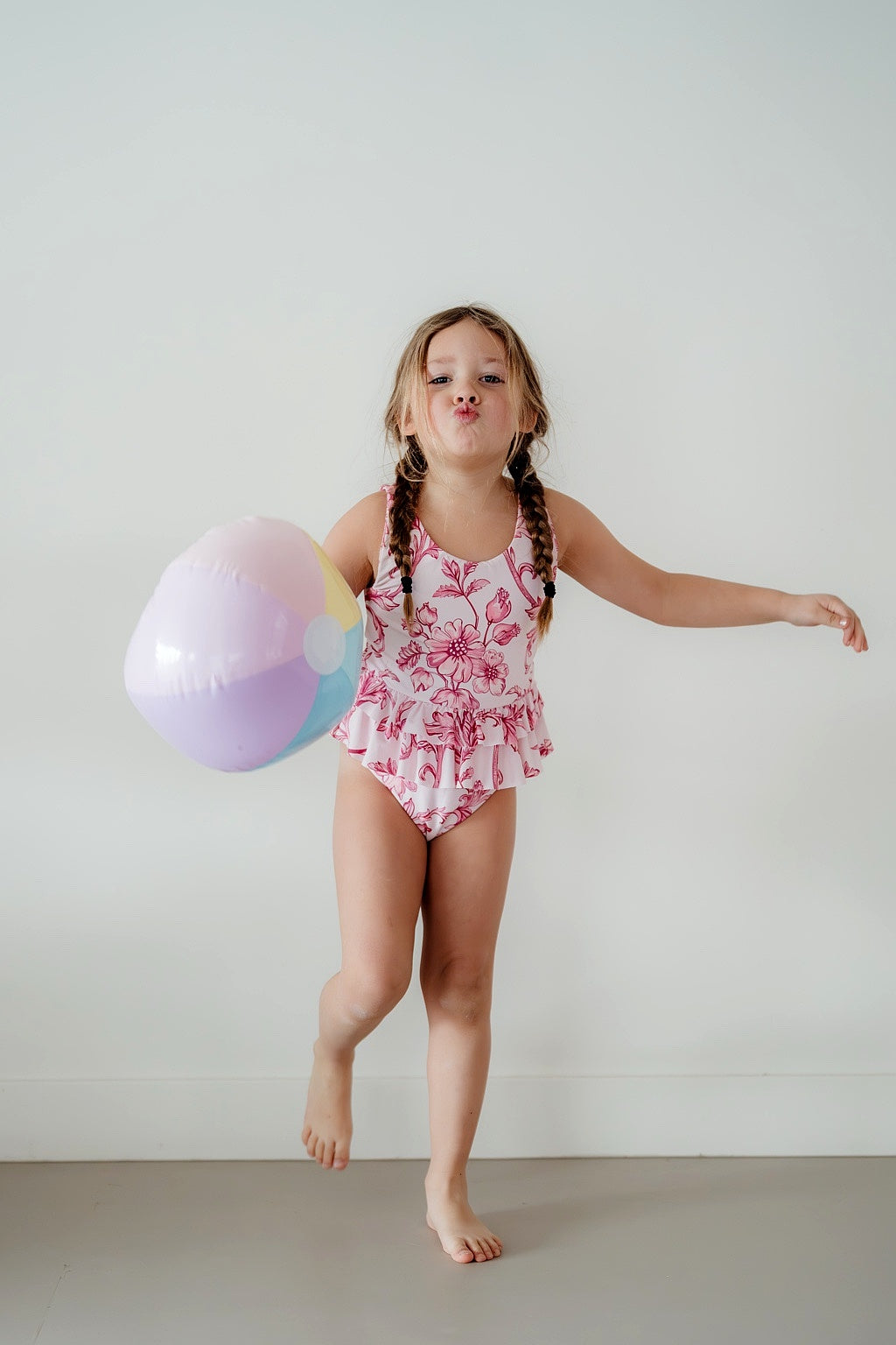 Matching set Floral Pink